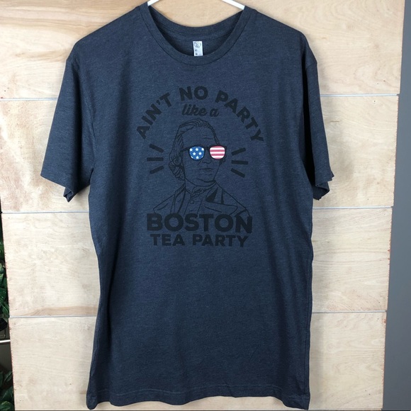 Airwaves Men's 4th of July "Ain't No Party" Tshirt - Picture 2 of 3